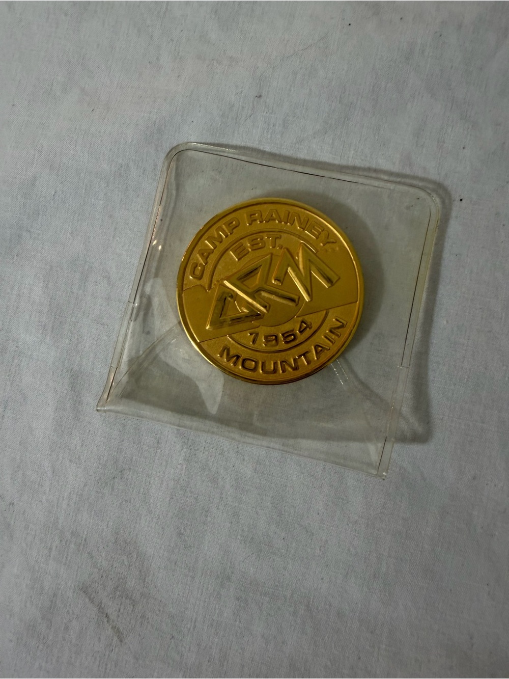 Gold Commemorative Medallion - Men Accessories